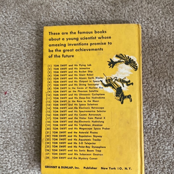 Vintage hardcover book - Tom Swift Jr Adventures Jan. 1966 - Picture 3 of 4